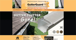 Desktop Screenshot of gutterguardpro.com